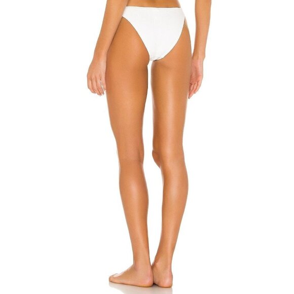 Suboo Kaia Slim Bikini Bottoms in White XSmall New Womens Swim - Picture 2 of 10